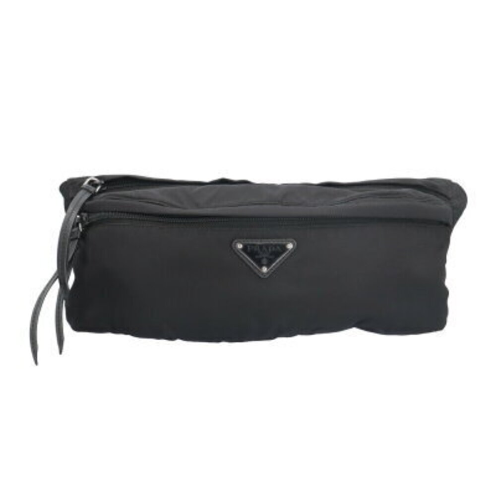 Prada Body Bum Crossbody Belt Bag Black Waist